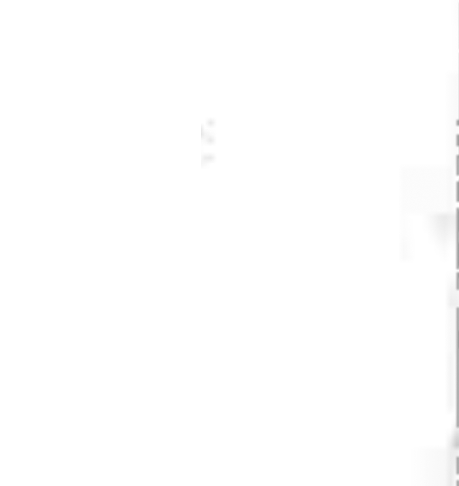 The line extending from the top to the bottom of the white rectangle resembles the jagged edge of a saw.